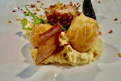 Thumbnail for Bereidingen van pastinaak, balsamico caramel, eendelever 